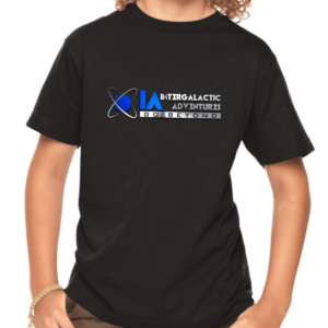 Black Intergalactic Adventures Shirt (Youth)