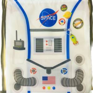 Solar System Drawstring Bags | Outer Space Drawstring Bags | Rocket Favor Drawstring Bag